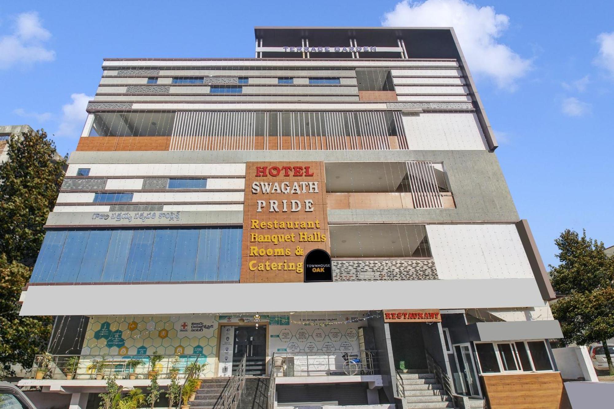 Collection O Hotel Swagath Pride Mancherāl Exterior foto